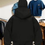 Men'S Casual Sports Double Hood Zipper Hoodie, Long Sleeve Hoodie, Autumn Winter, White NY Letter Print Pattern, Sports Style, S-3XL, Minimalist Print Design, Fashion Item, Perfect for Gifting, Trendy Fashion, Zipper Closure, Suita