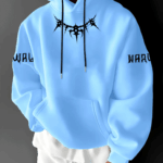 Men's Autumn Winter Letter Print -Lined Hooded Sweatshirt, Versatile Casual Loose Fit Hoodie