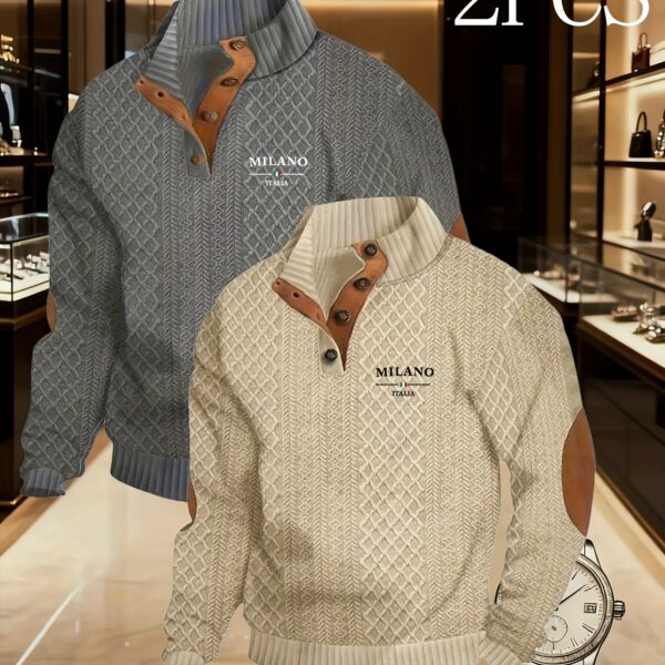 Milano Dark Grey + Khaki 2-Pack