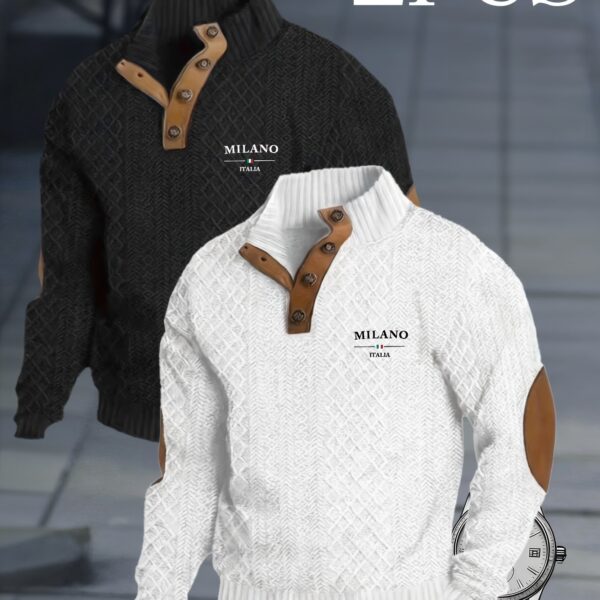 Milano Bright White + Black 2-piece set