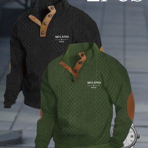Milano Jet Black + Army Green 2-piece set