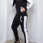 Cross-Border Men'S Casual Sports Sweatshirt Set
