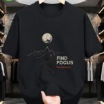 Men'S Mountain Moon Hiking Motivational Graphic T-Shirt, Short Sleeve Crew Neck Casual Outdoor Tee for Daily Wear, Weekend Outfits, And Summer Casual Looks