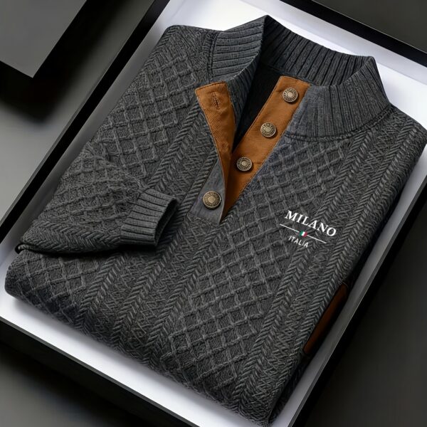 Milano print dark grey
