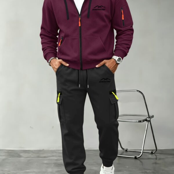 Wine Red + Black