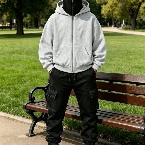 Light gray black hat