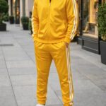 2pcs Jacket Set. Men's Casual Sports Printed Jacket and Casual Sports Pants Set, Unisex, Available in Various Colors. A Perfect Gift for Any Occasion.