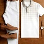 2pcs, Men's Casual 2pcs Set, Simple Art Casual Printing Set (short Sleeves + Trousers), Comfortable and Soft, Suitable for Daily Going Out, Casual Vacation Wear, Christmas, Halloween, Holiday Gifts