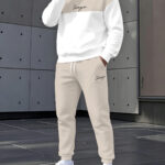Men'S Hooded Sweatshirt And Jogger Pants Set, Comfortable Casual Wear