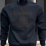 Fashionable Solid Color Sweatshirt, Men's Casual Classic Crew Neck Sweatshirt for Autumn/Winter